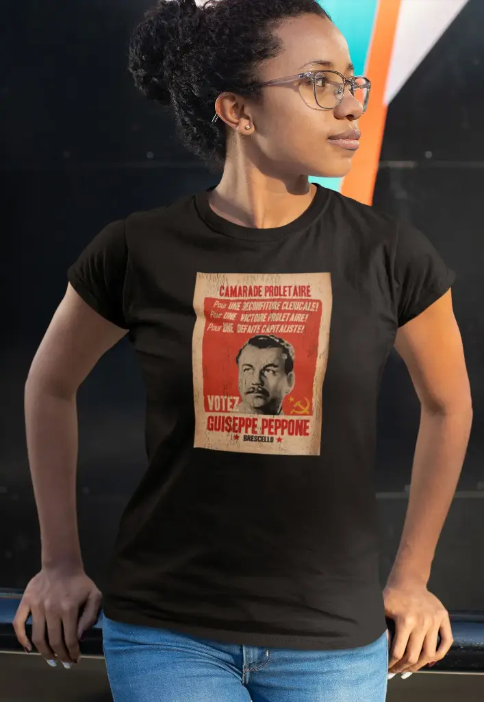 VOTEZ PEPPONE (WOMAN, BLACK, XS)